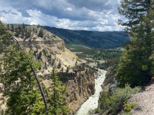 Yellowstone River below the falls
