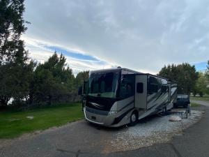 Our site in the A loop at Juniper Campground located in Ririe, ID.
